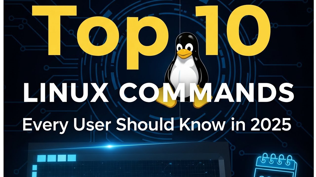 Top 10 Linux Commands Every User MUST Know! , Bemome linux master in 2025