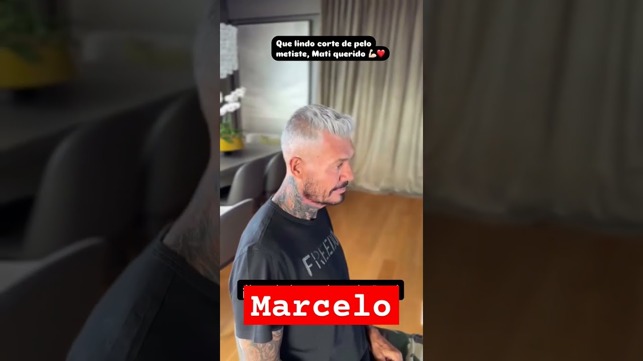 🙌 Nuevo look! MARCELO TINELLI #marcelotinelli #look #peluqueria #shorts #barberia