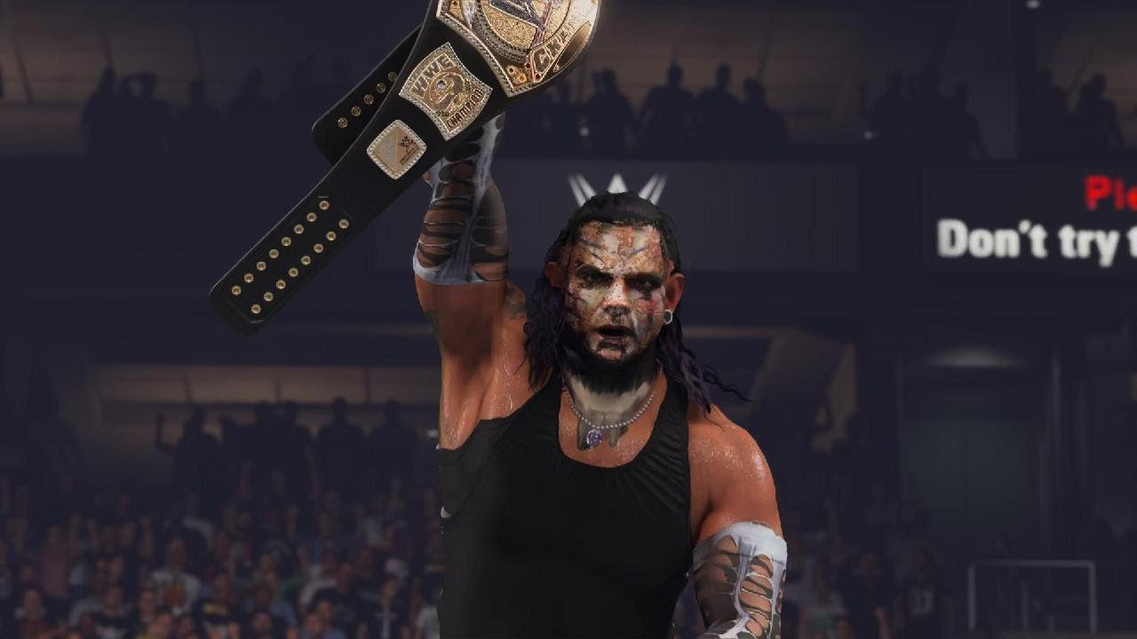 WWE 2K24 Jeff Hardy vs Triple H TLC
