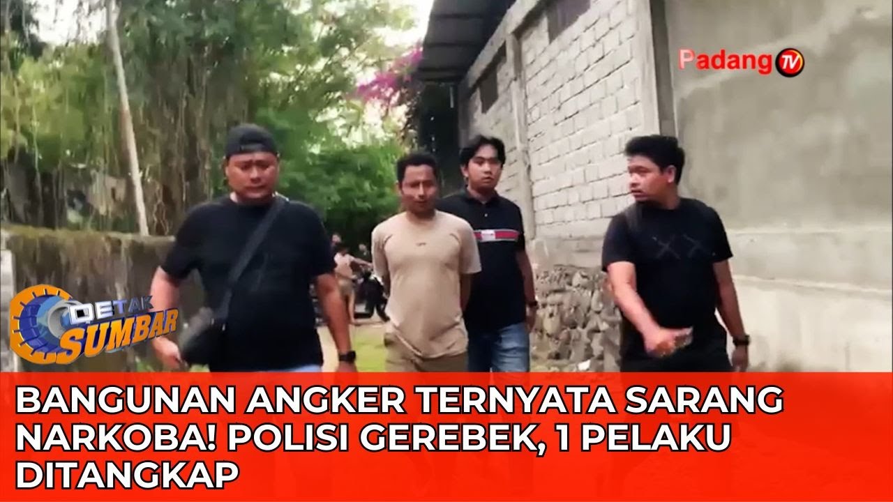 Bangunan Angker Ternyata Sarang Narkoba! Polisi Gerebek, 1 Pelaku Ditangkap