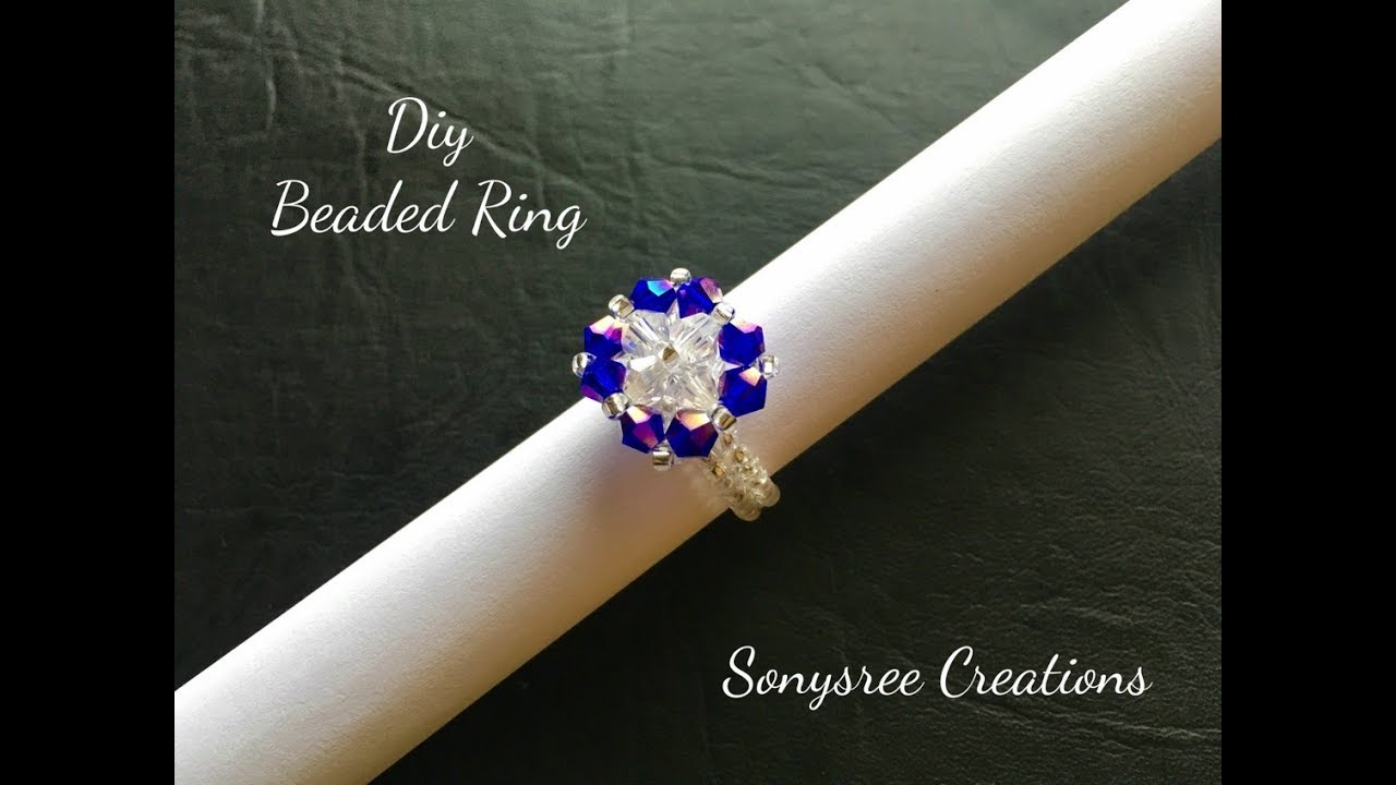 DIY Beaded Ring 💍 _ Day 2 of 5 Day Marathon of Ring 💍