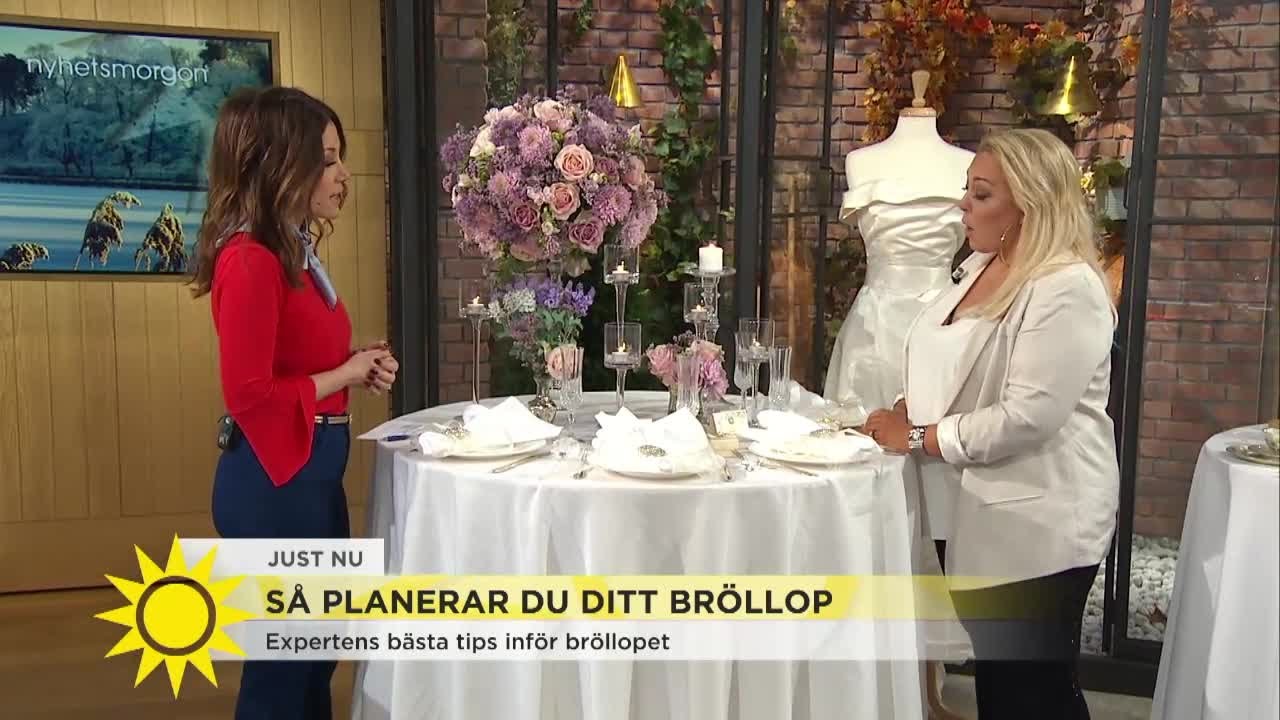 Så planerar du ditt bröllop: Här är expertens bästa tips - Nyhetsmorgon (TV4)
