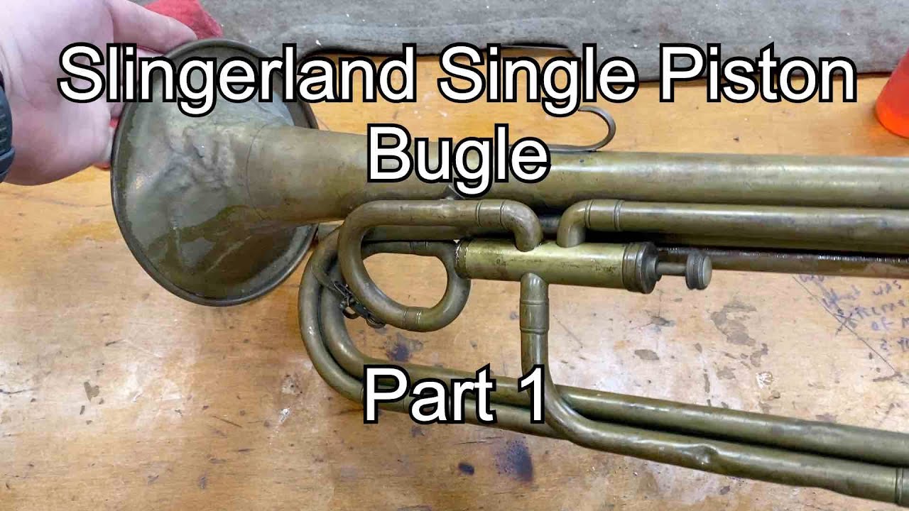 Slingerland bugle part 1- 5/16/23- band instrument repair
