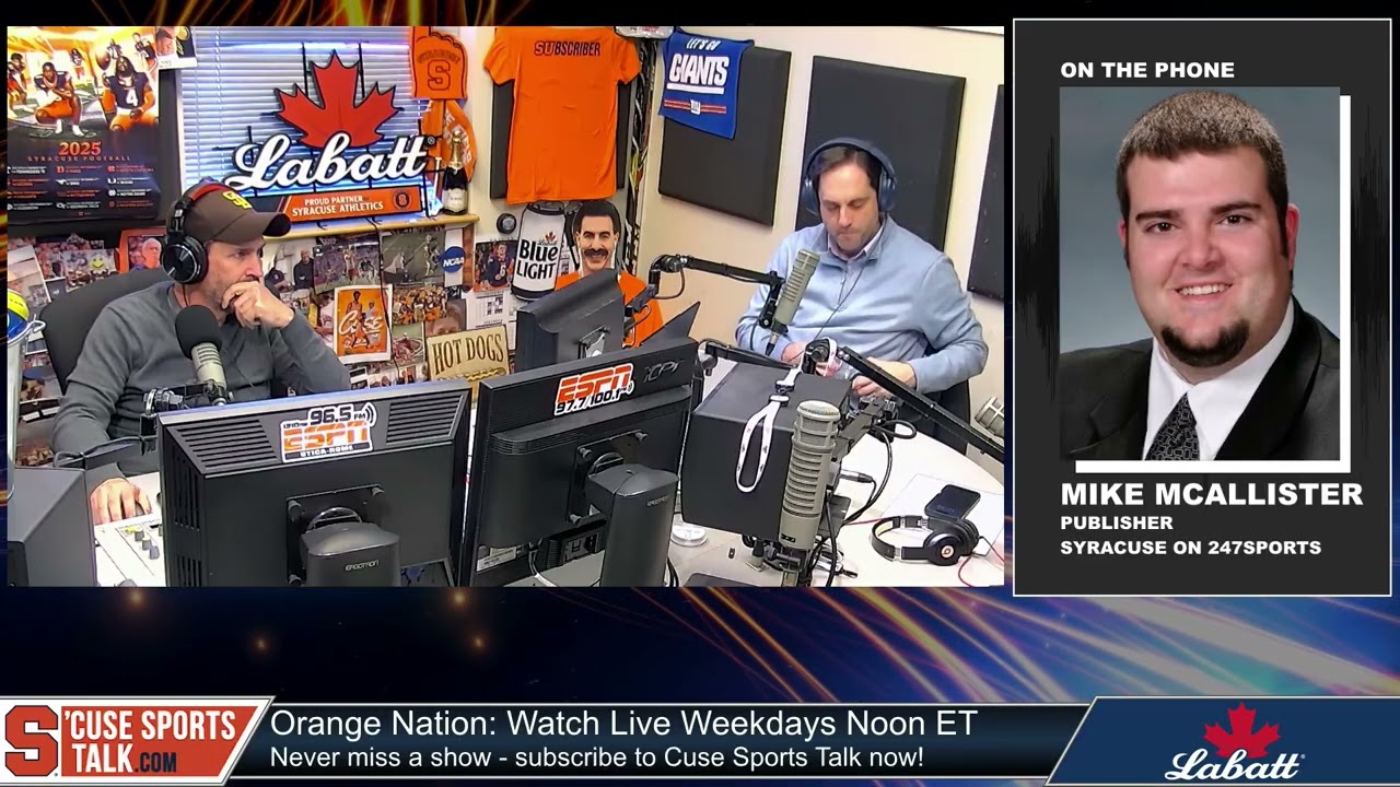 Mike McAllister On Syracuse Basketball Takeaways & Another Tough SU Football Loss At Georgia Tech
