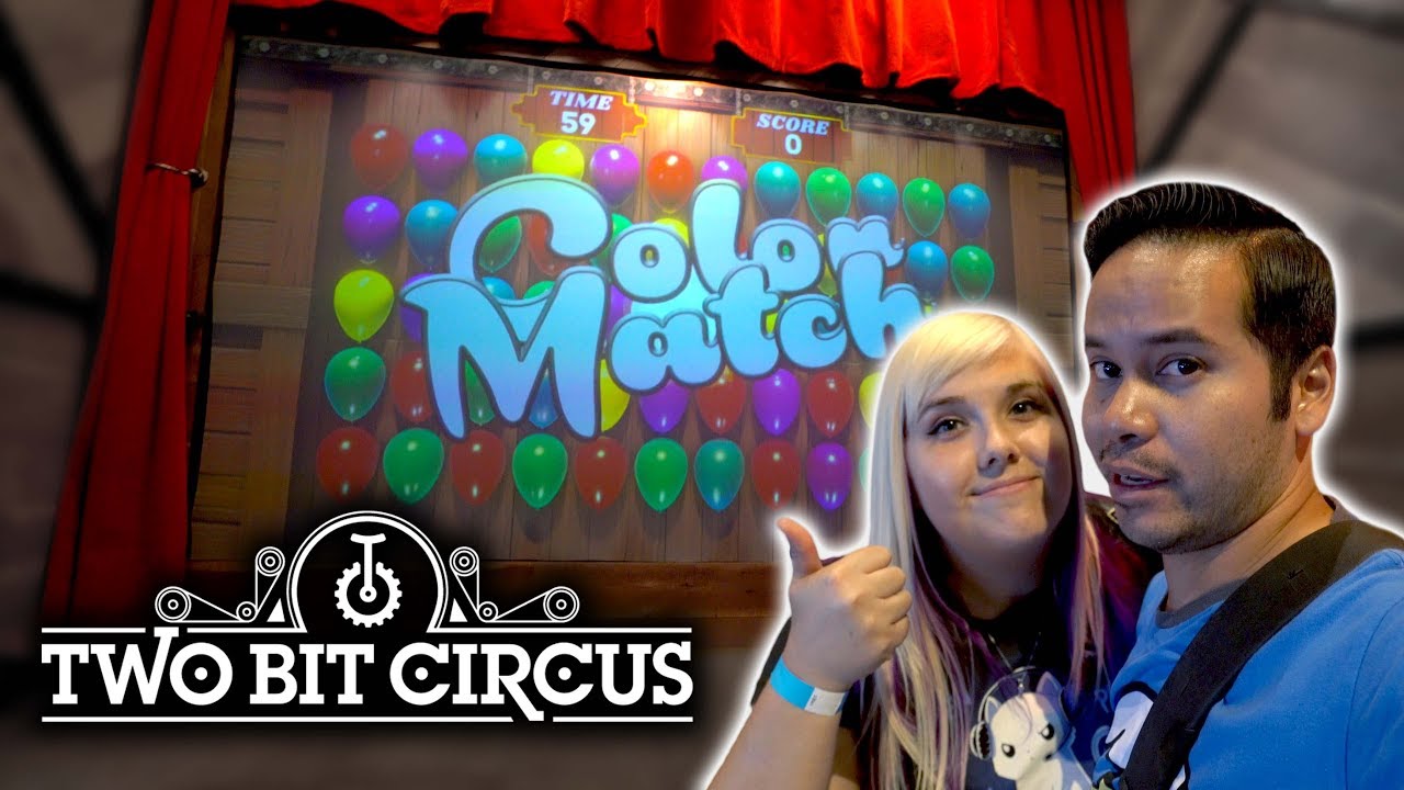 Fancy new carnival games and virtual reality arcade! Two Bit Circus