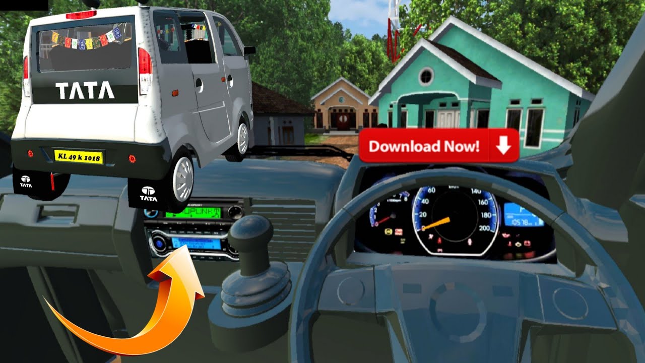 tata magic iris white taxi mod for bussid | bus simulator indonesia |