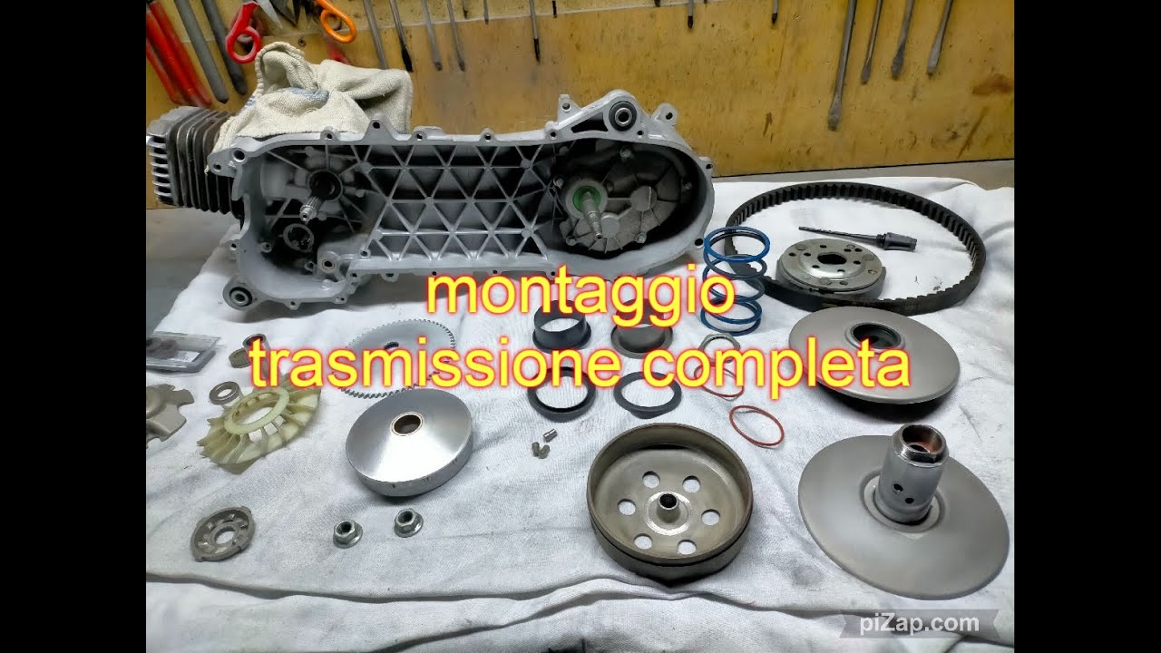 montaggio trasmissione piaggio motore a costo zero