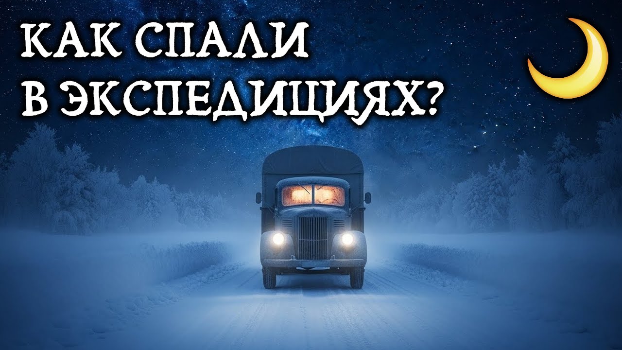 Сон в Первых Автомобильных Экспедициях 🌙 ЛЕКЦИЯ ДЛЯ СНА 🌙