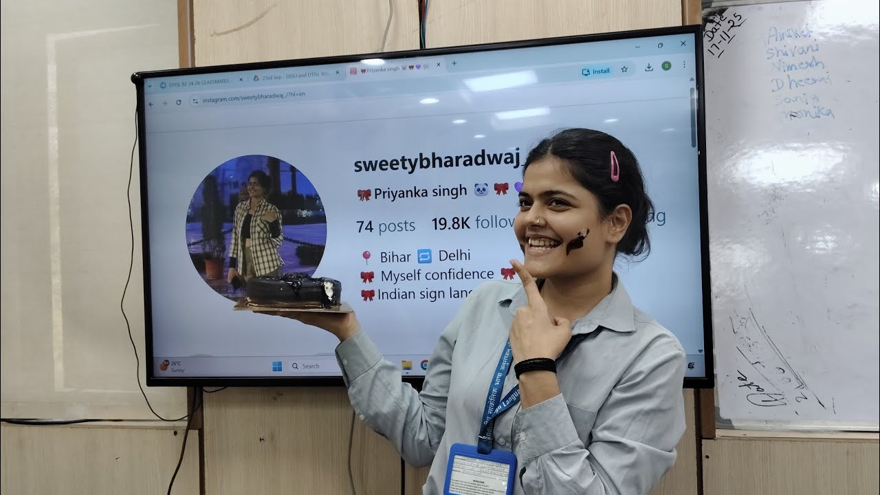 It’s my birthday—thank you so much, my classmates 🥳🎈🎂” #deaf #deafcommunity #deafsignlanguage 