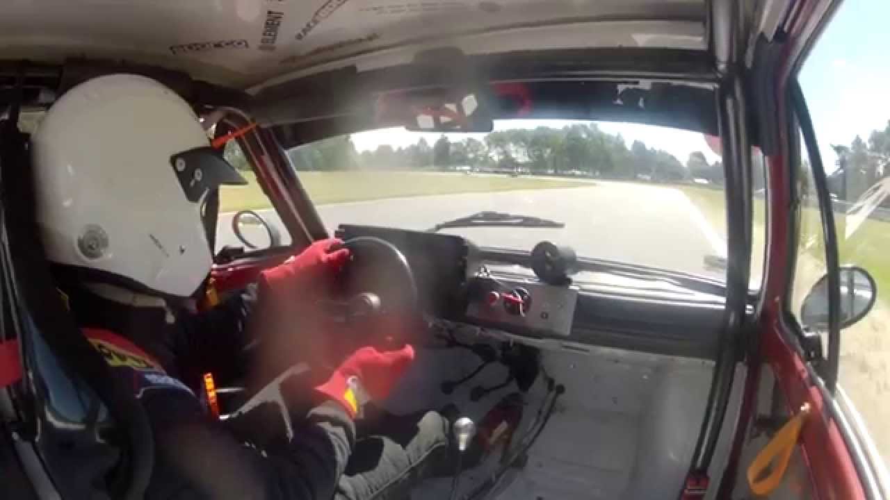 WSMP. Michał Ghany Fiat 126p 2runda Maluch Trophy D1 Tor Poznań 2014. HD