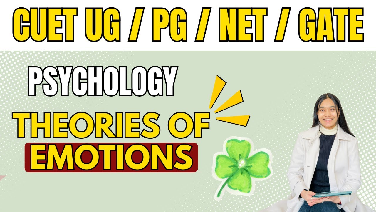 All Theories of Emotion Explained | CUET, NET, GATE Psychology