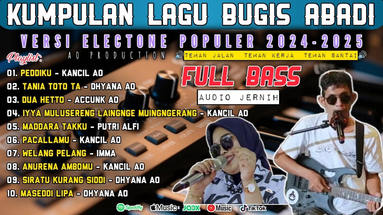 Kumpulan Lagu Bugis Abadi Versi Electone Hits 2025