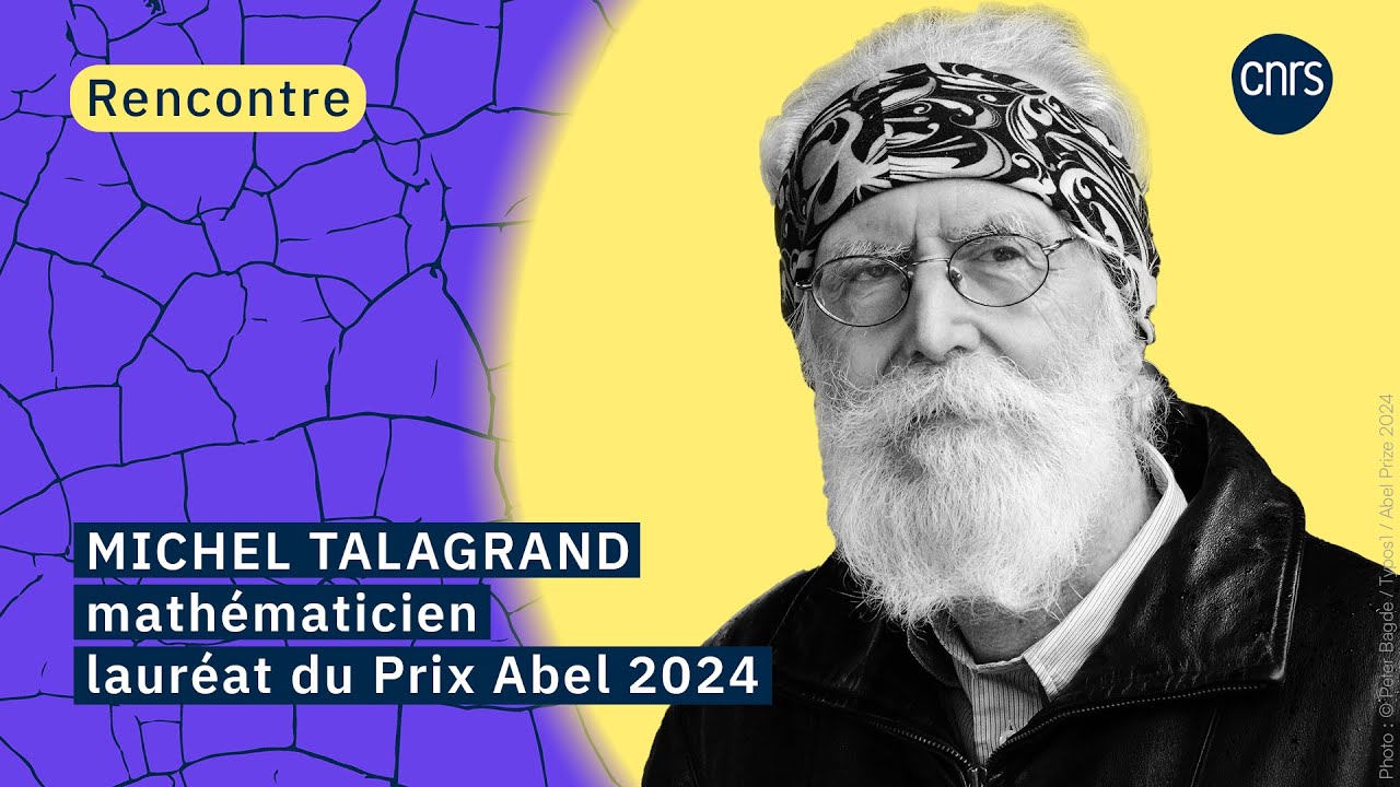 Rencontre avec Michel Talagrand, mathématicien, lauréat du Prix Abel 2024 | Actu CNRS