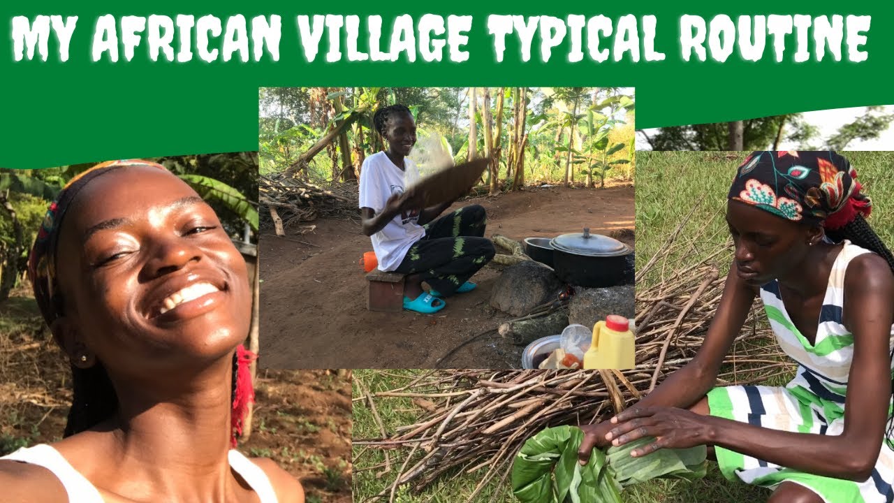 LIVING IN AFRICA -UGANDA,African Girl’s Village Life, Typical Routine ,Cooking, shores , humble life