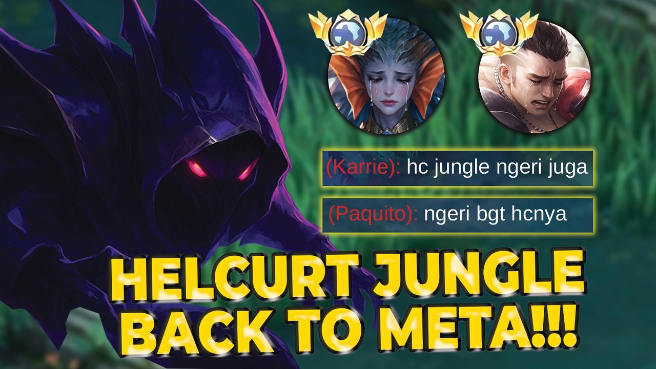 JANGAN REMEHKAN HELCURT JUNGLE❗SEPERTI INI KENGERIAN HELCURT MODE HYPER - MLBB