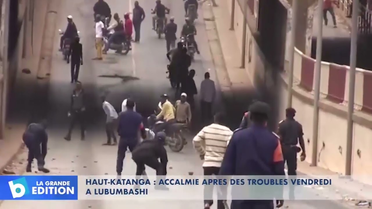 Haut-Katanga: Accalmie après des troubles Vendredi à Lubumbashi