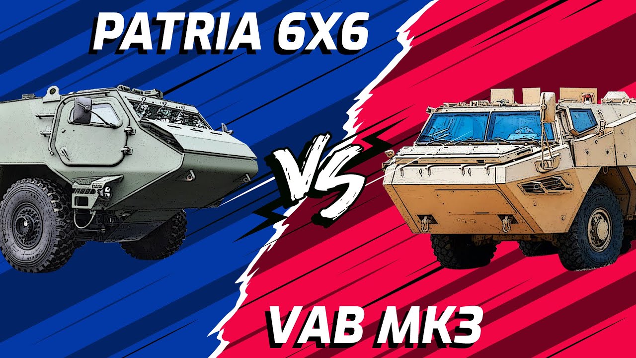 Arquus VAB Mk3 против Patria 6x6: в чём их сходство? | Военное сравнение
