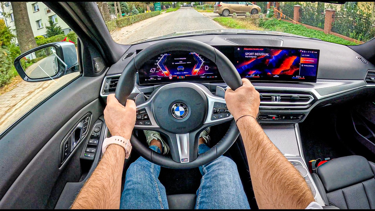 NEW BMW 3 G20 2025 (2.0 320i 184 hp) | POV Test Drive #2221 Joe Black