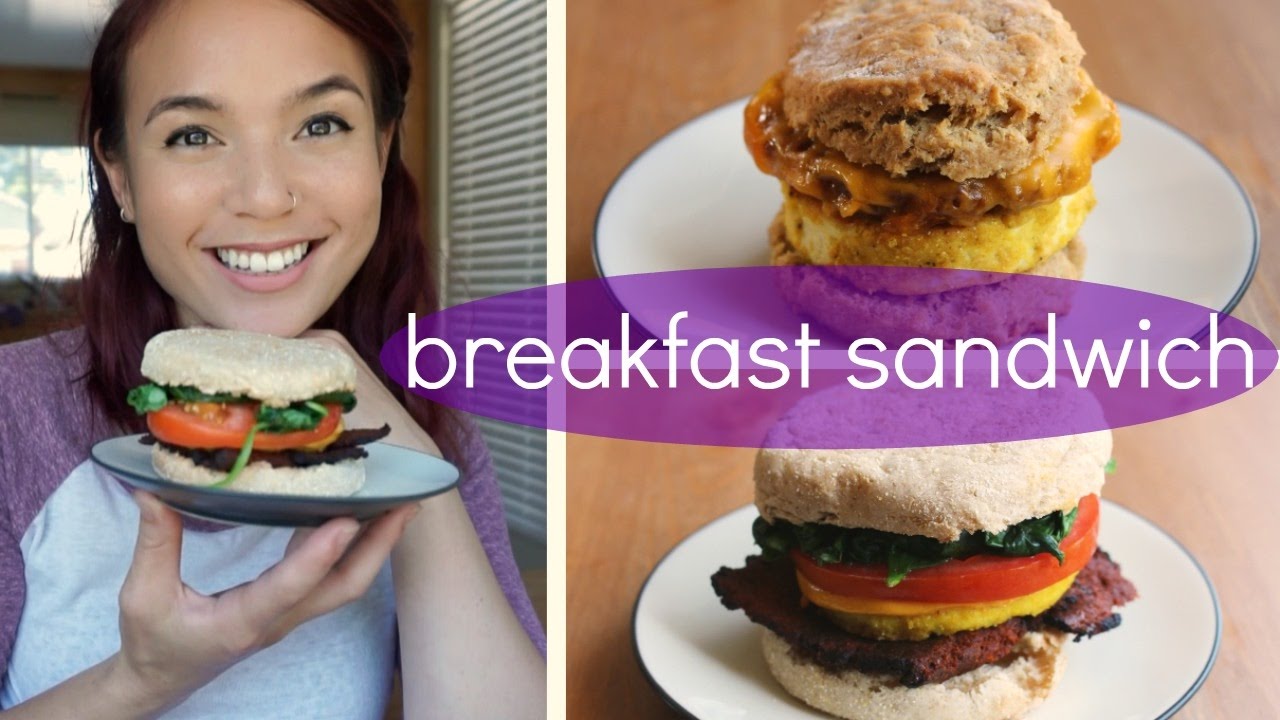 Vegan Breakfast Sandwich // Sausage Biscuit & 