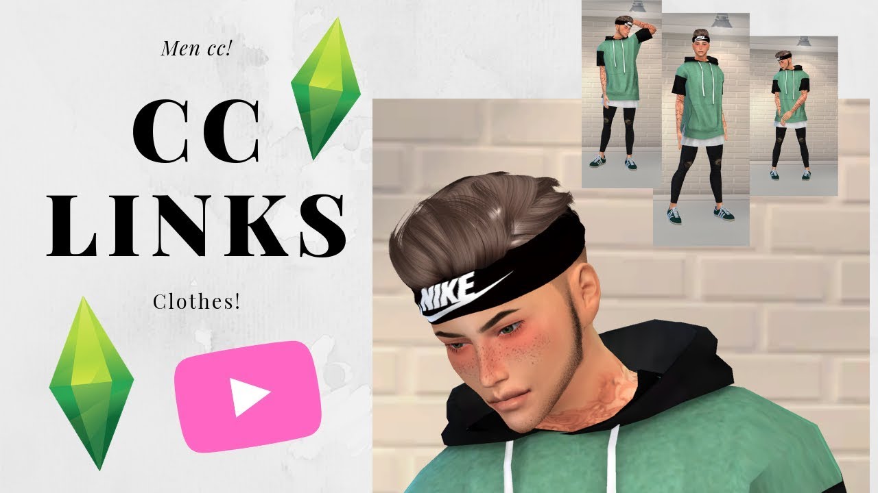 Clare Siobhans Men CC Clothes!//Links ❤️😍