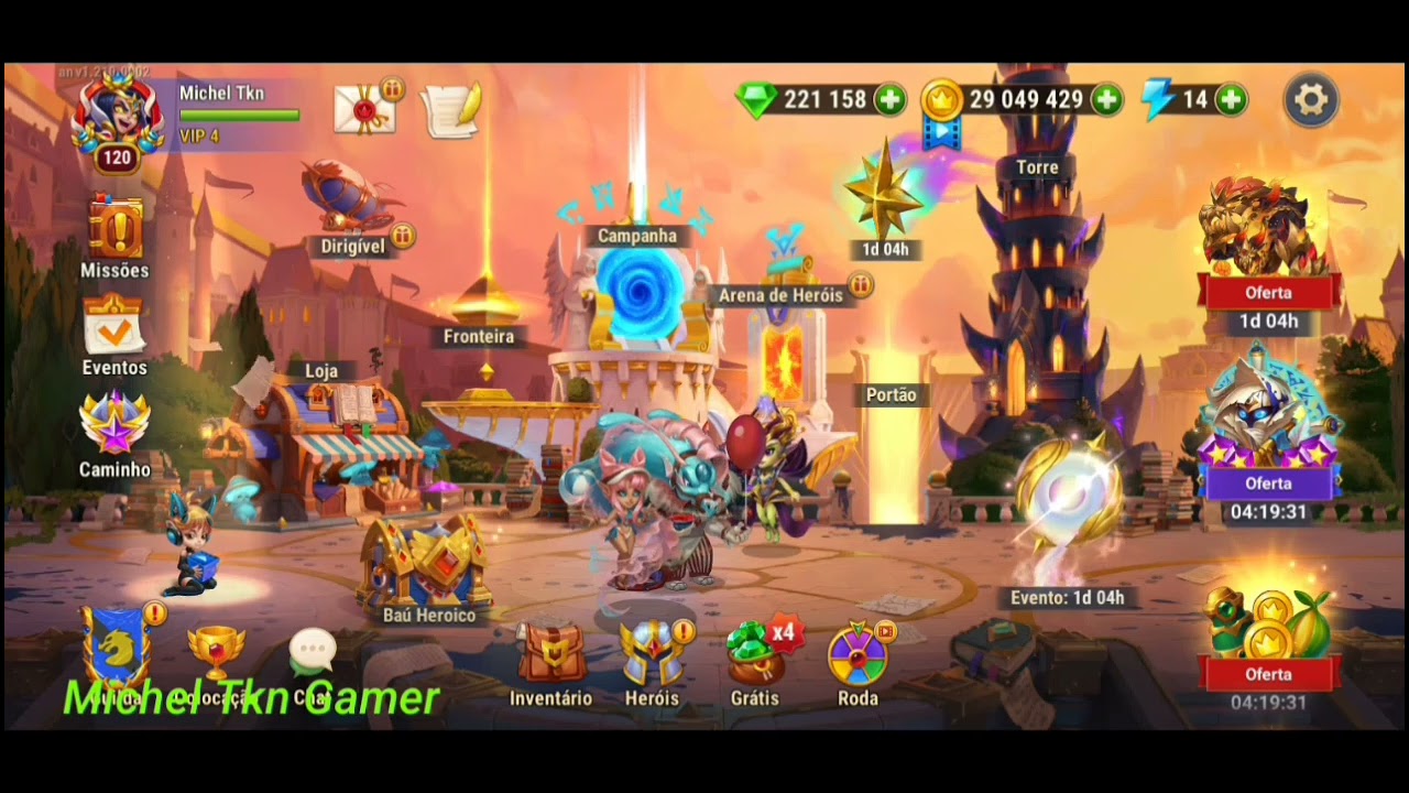 Melhorando os Titãs no Evento de Rigel