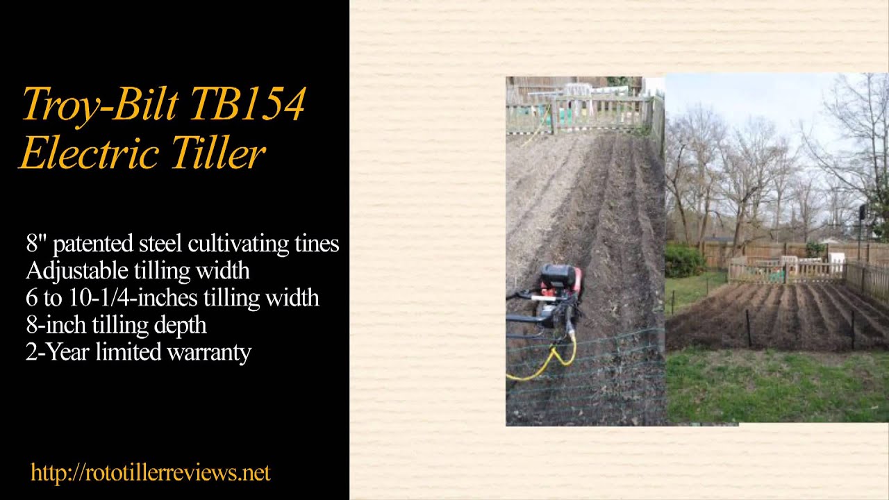 Top 5 Electric Rototillers
