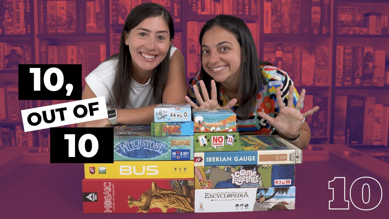 10, OUT OF 10: 100 GAMES DONE!!! We continue to rate our entire board game collection (Part 10!)