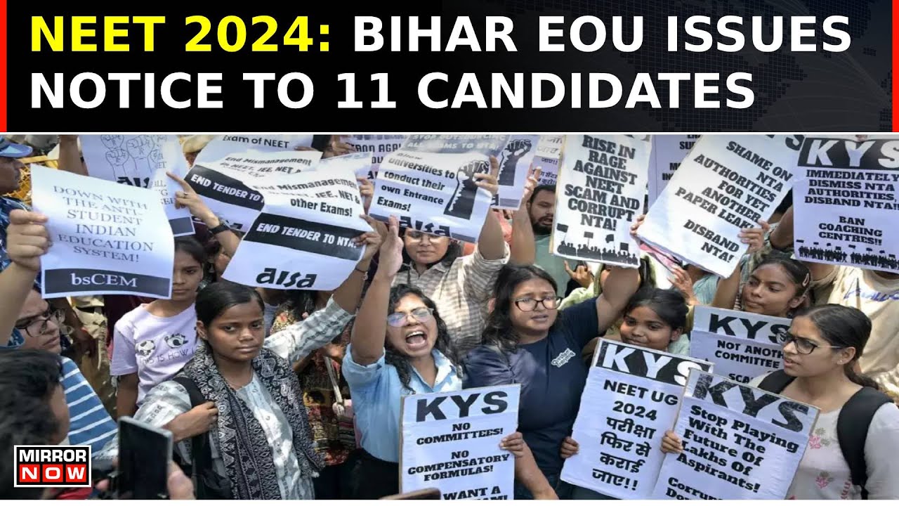 NEET UG Paper Leak: Bihar Economic Offences Unit Issues Notices To 11 Suspected Candidates| Top News