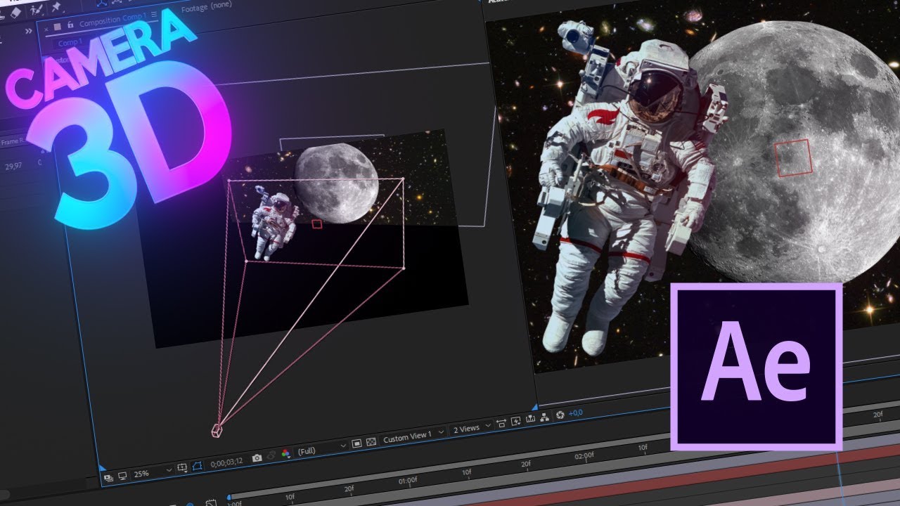 COMO USAR A CAMERA 3D NO AFTER EFFECTS