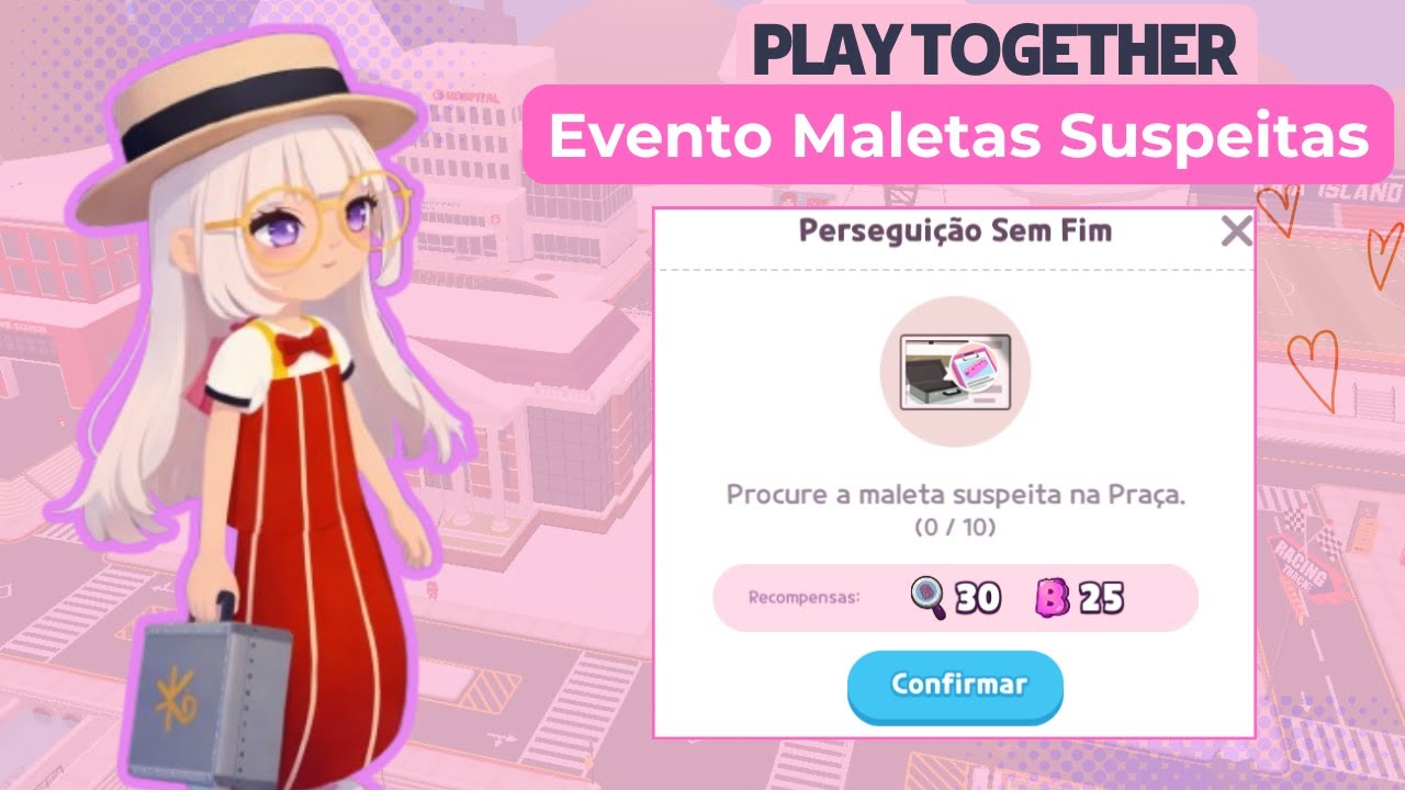 🔥 Evento Maletas Suspeitas #playtogetherbrasil  | #playtogether