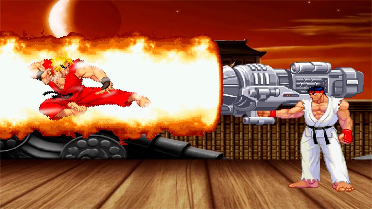 FIRE KEN VS RYU REHYPED