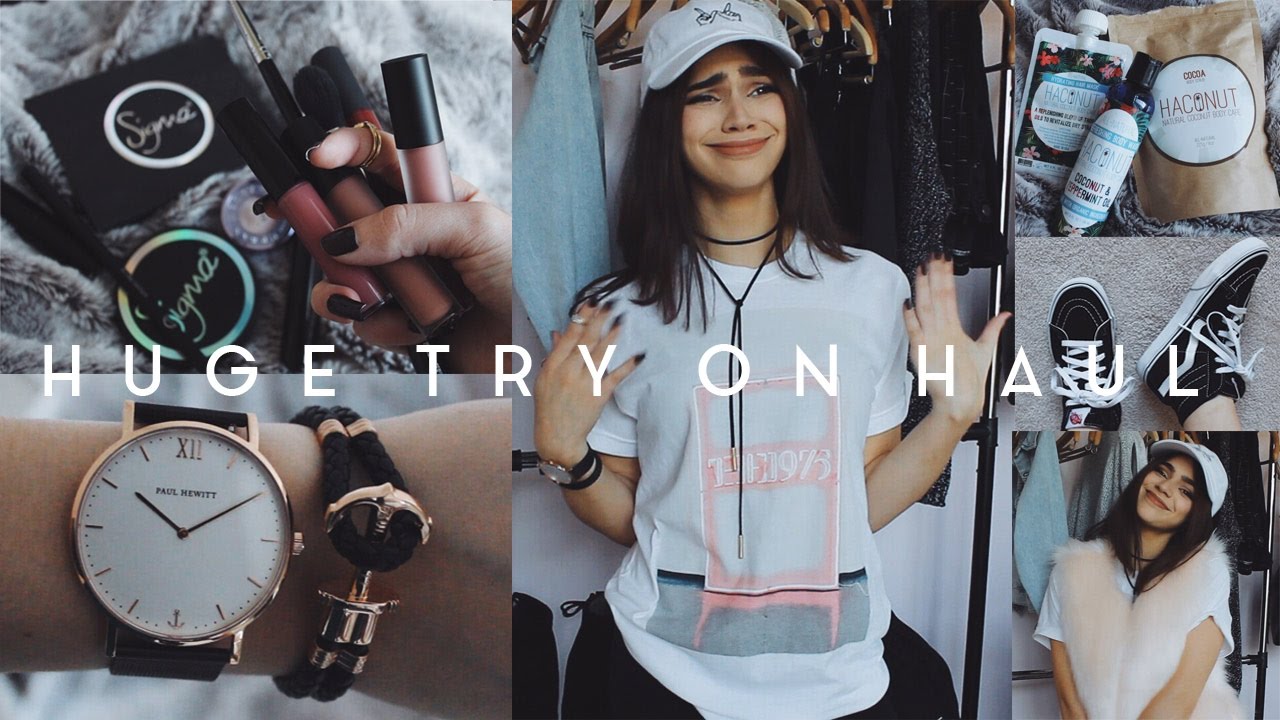 THE ULTIMATE BEAUTY/FASHION/ACCESSORY TRY-ON HAUL || PAUL HEWITT, SIGMA, VANS, NIKE | Elesa Anthony