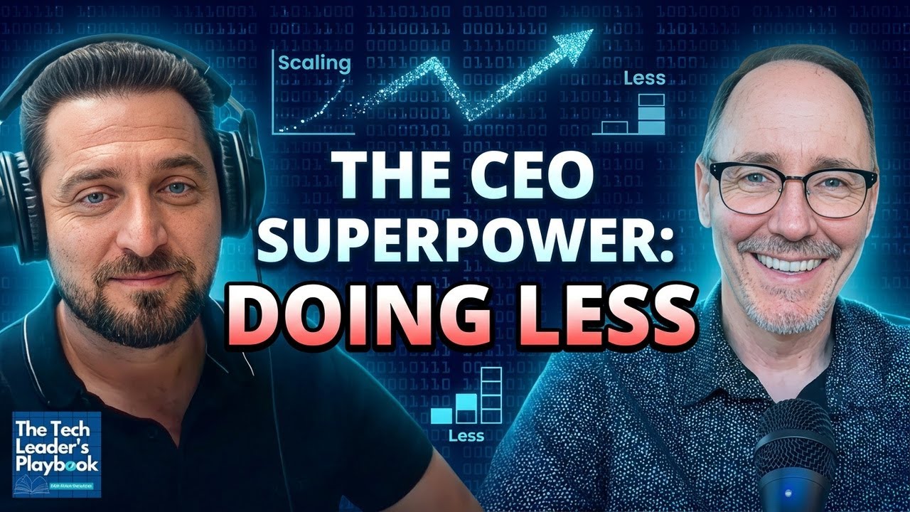 Scaling Without Burnout: Why Doing Less Is the CEO Superpower