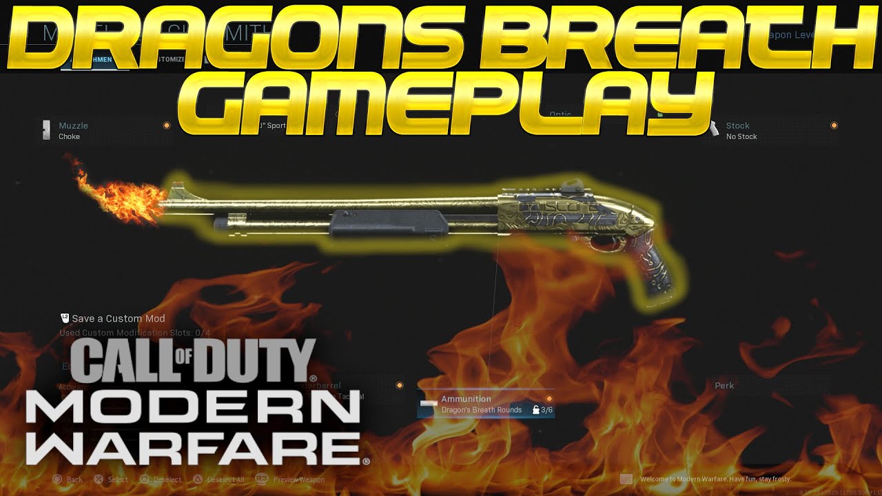 Modern Warfare - MODEL 680 DRAGON'S BREATH IS INSANE! New Ammo Gameplay!