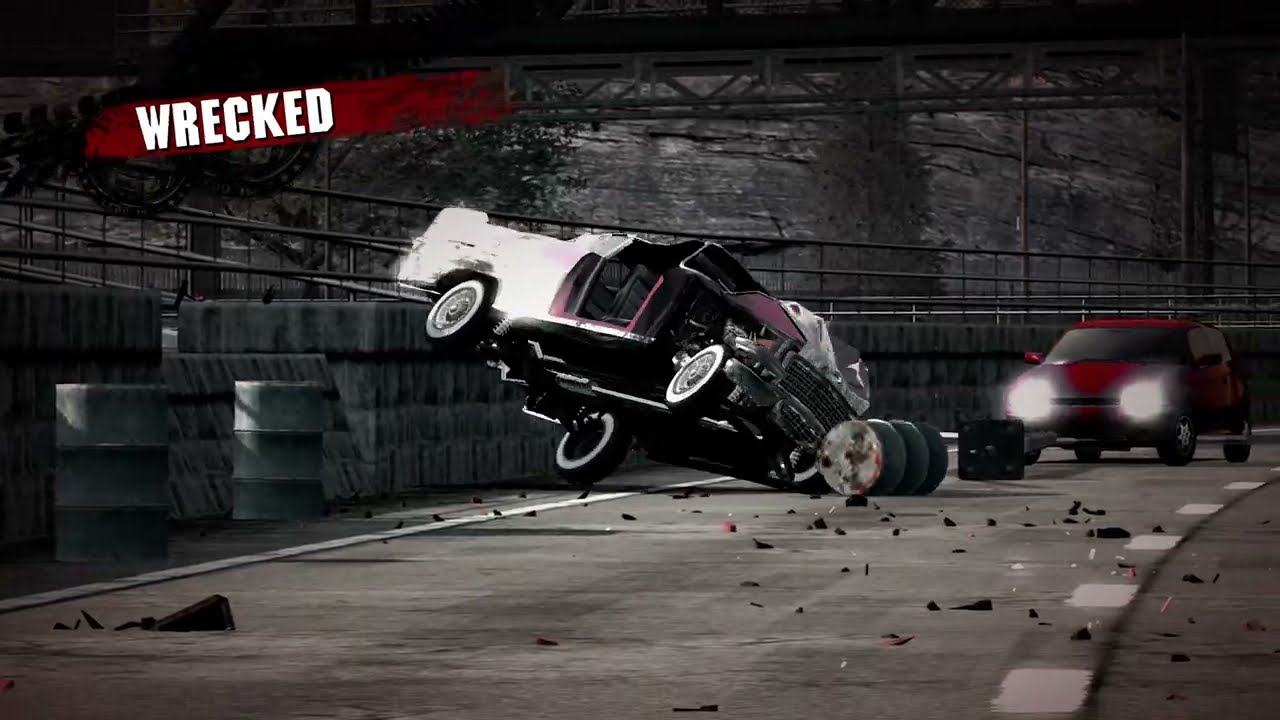 Burnout Paradise 1.0 Epic Crashes and Flips 4K