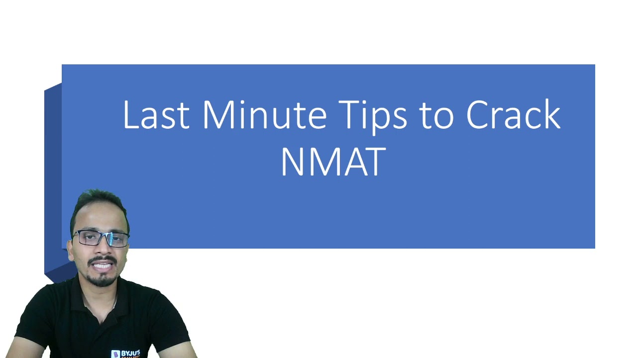 Last Minute Tips to Crack NMAT 2021 | Super Strategy for NMAT 2021 | BYJU'S Exam Prep #shorts #NMAT