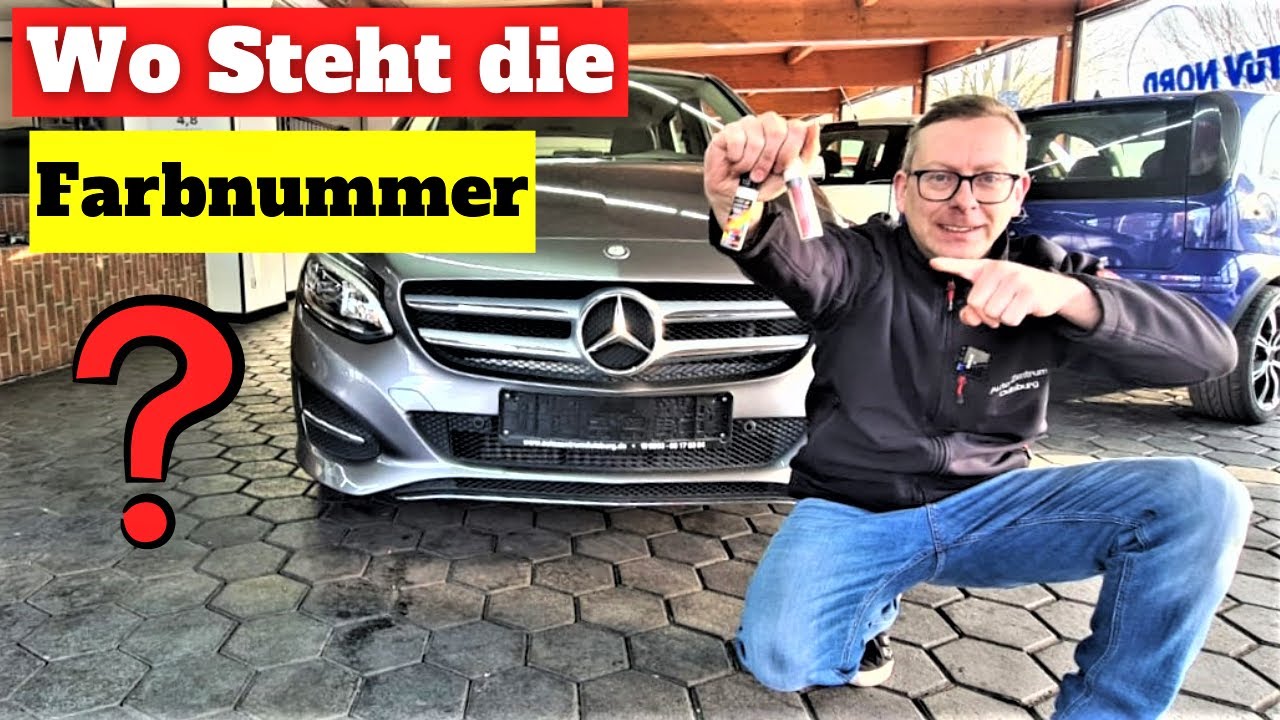 Mercedes B Klasse W246 | Farbnummer Lackcode |