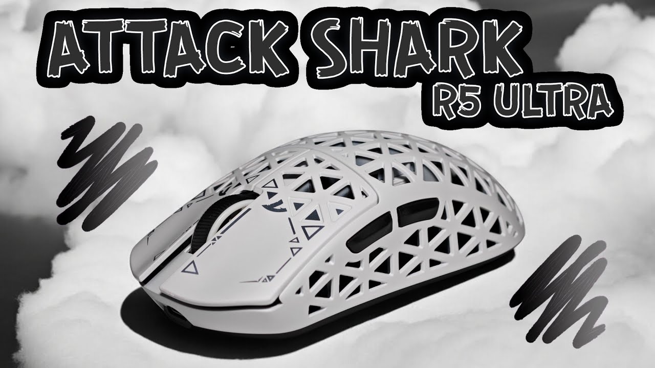 ATTACK SHARK R5 ULTRA | Моя новая основная мышь за 3800 рублей с кастомным проводом и 8000 герц