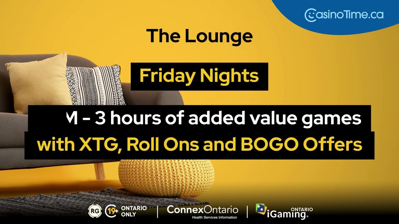 THE LOUNGE &ndash; FRIDAY NIGHTS, 9PM &ndash; MAIN EVENT