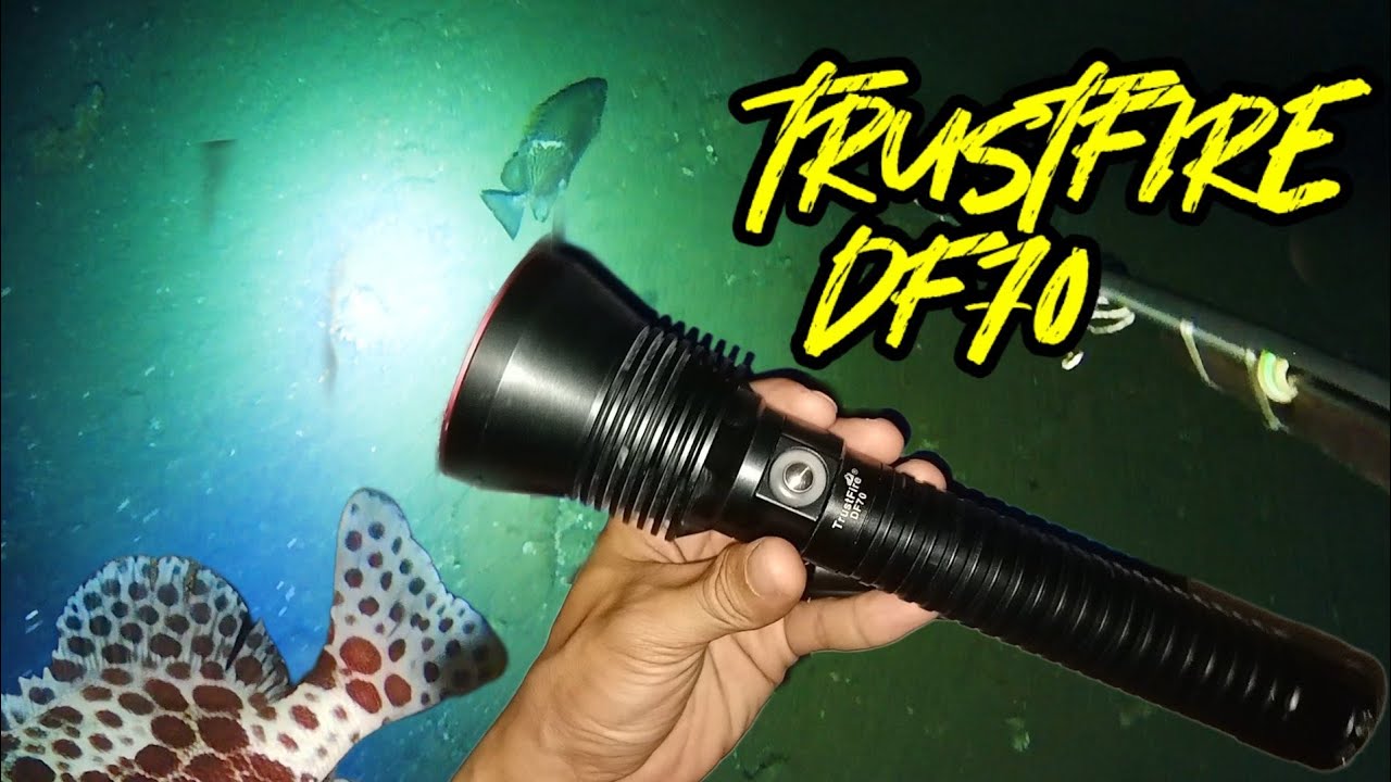 13 HRS. BAGO MALOBAT😱|Diving flashlight na Hindi ka bibitinin sa pamamana|Trustfire DF70