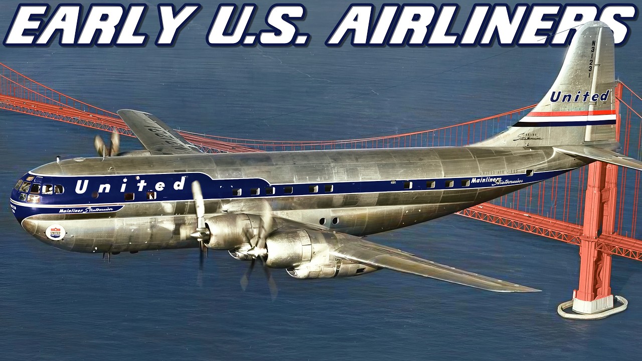 Aviation History: The Golden Age of American Air Travel (Constellation, Stratocruiser, etc..)