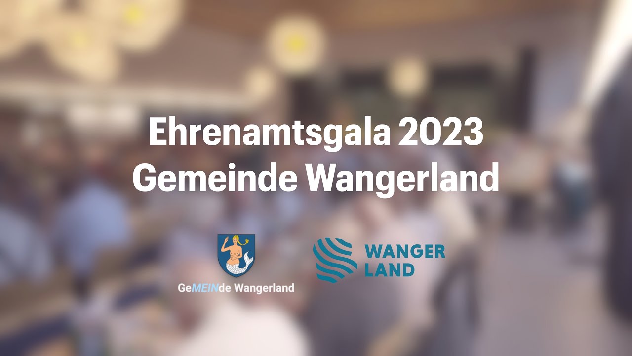 Ehrenamtsabend 2023 Gemeinde Wangerland