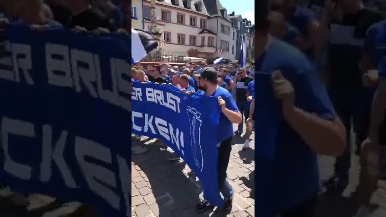Fanmarsch Eintracht Trier 04.06.2022