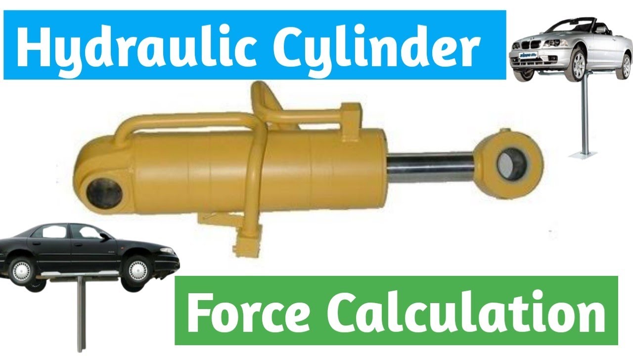 How to Calculate Hydraulic Cylinder Force । Cylinder Force Calculation in Hindi.
