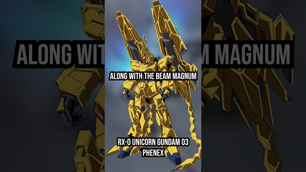 RX 0 Unicorn Gundam 03 Phenex #gundaminfo #unicorn #mobilesuit #mech  #universalcentury #robot #msg