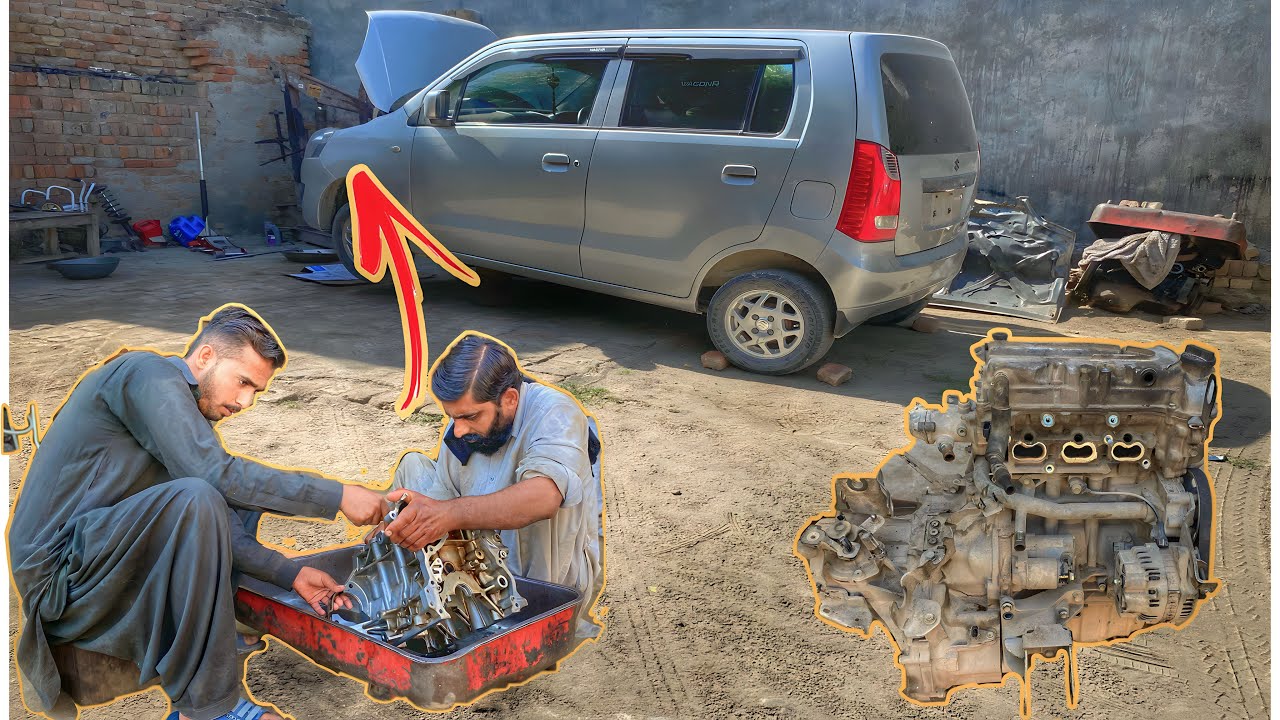 Suzuki wagon or 1000cc Car engine restoration!full overhaul and repair engine