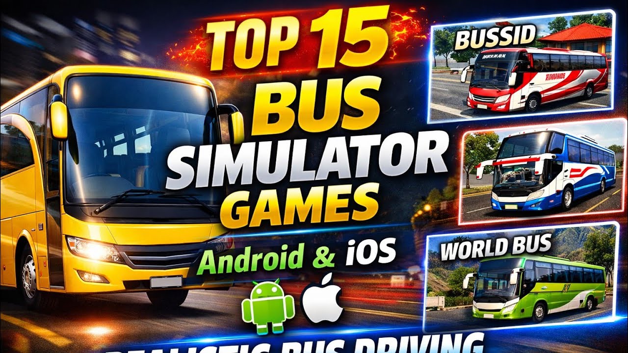 Best Bus Simulator Games for Android & iOS – Top 15 Ranked 🚌