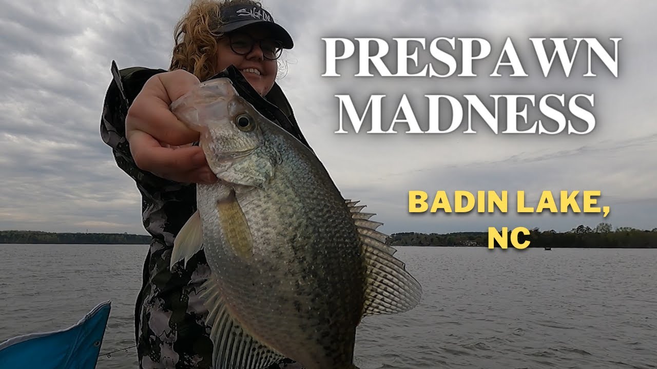 White Perch and Crappie Prespawn Madness at  Badin Lake | NC Crappie Fishing | Carolina Freshwater