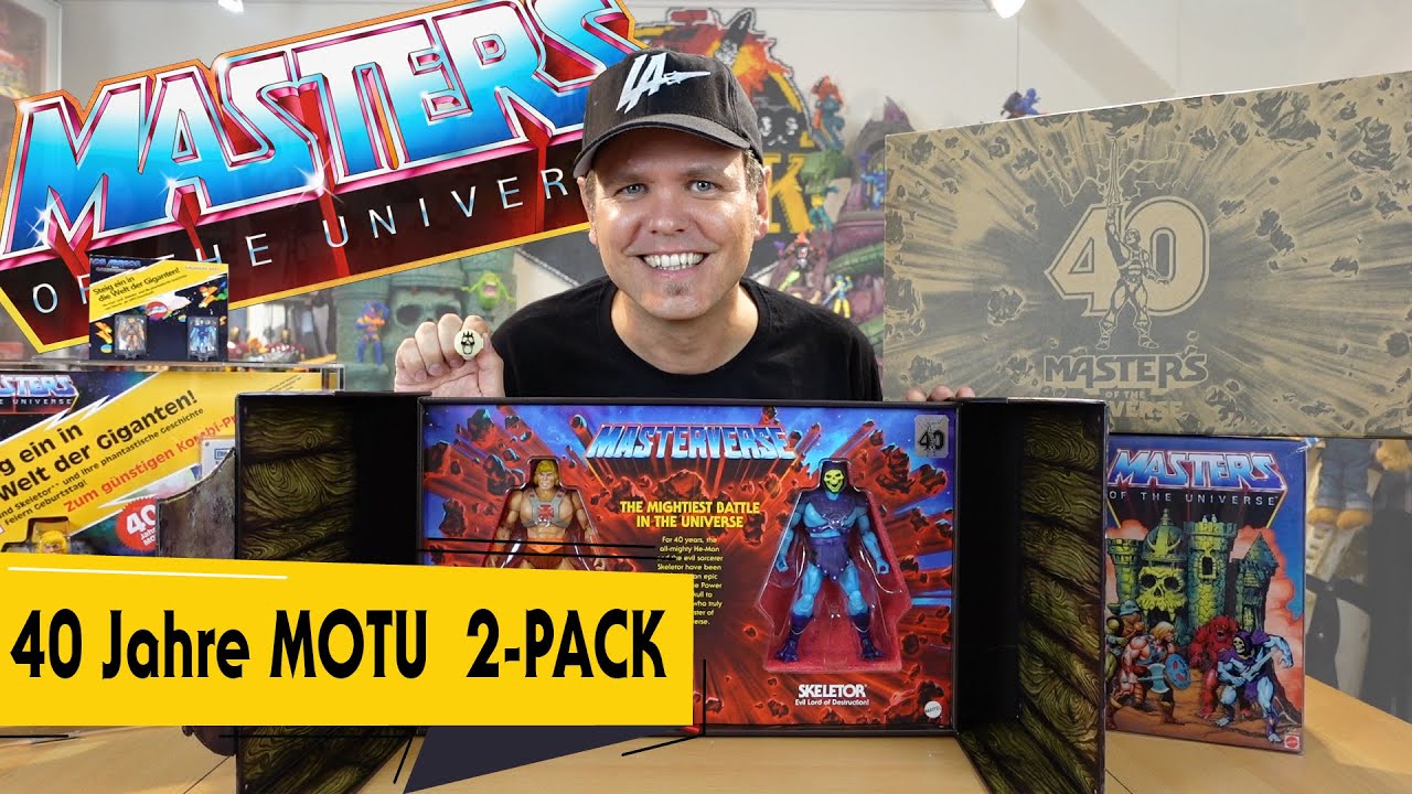 40 Jahre MASTERS OF THE UNIVERSE  2 PACK  Unboxing  Masterverse  Skeletor + He Man