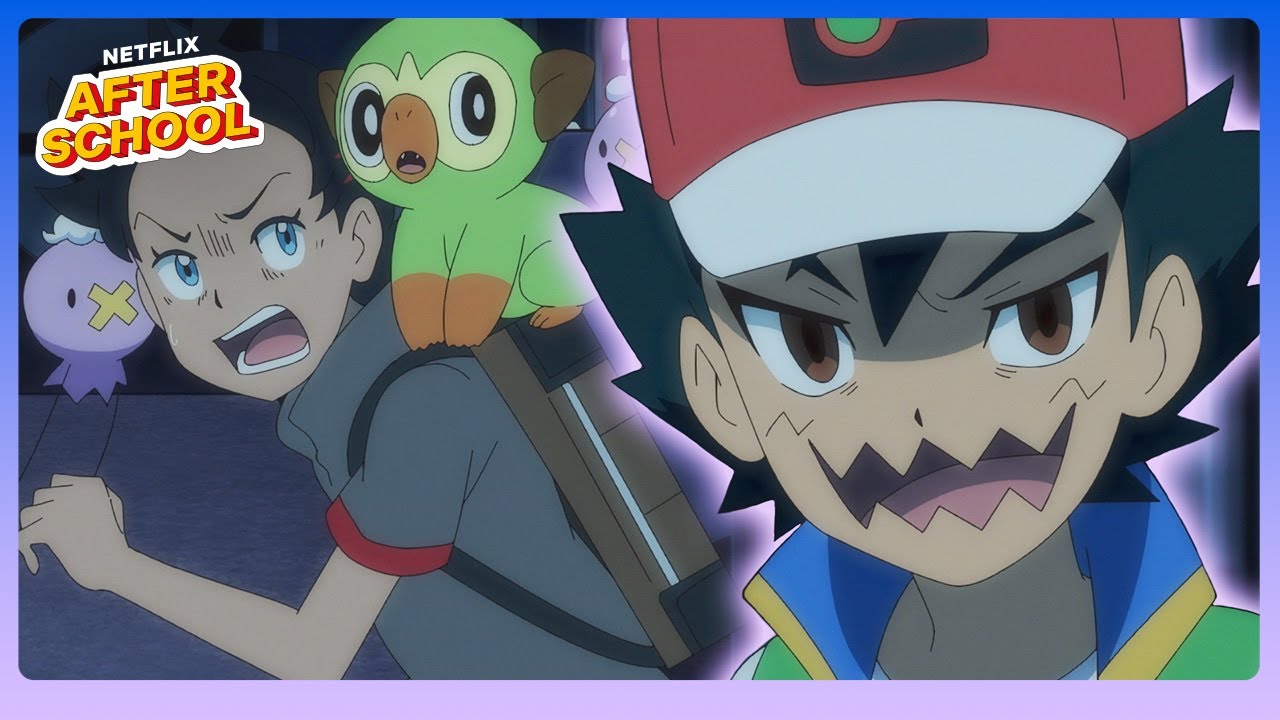 Ash Possessed on the Spectral Express! 👻🚂 Pok&eacute;mon Ultimate Journeys | Netflix Family